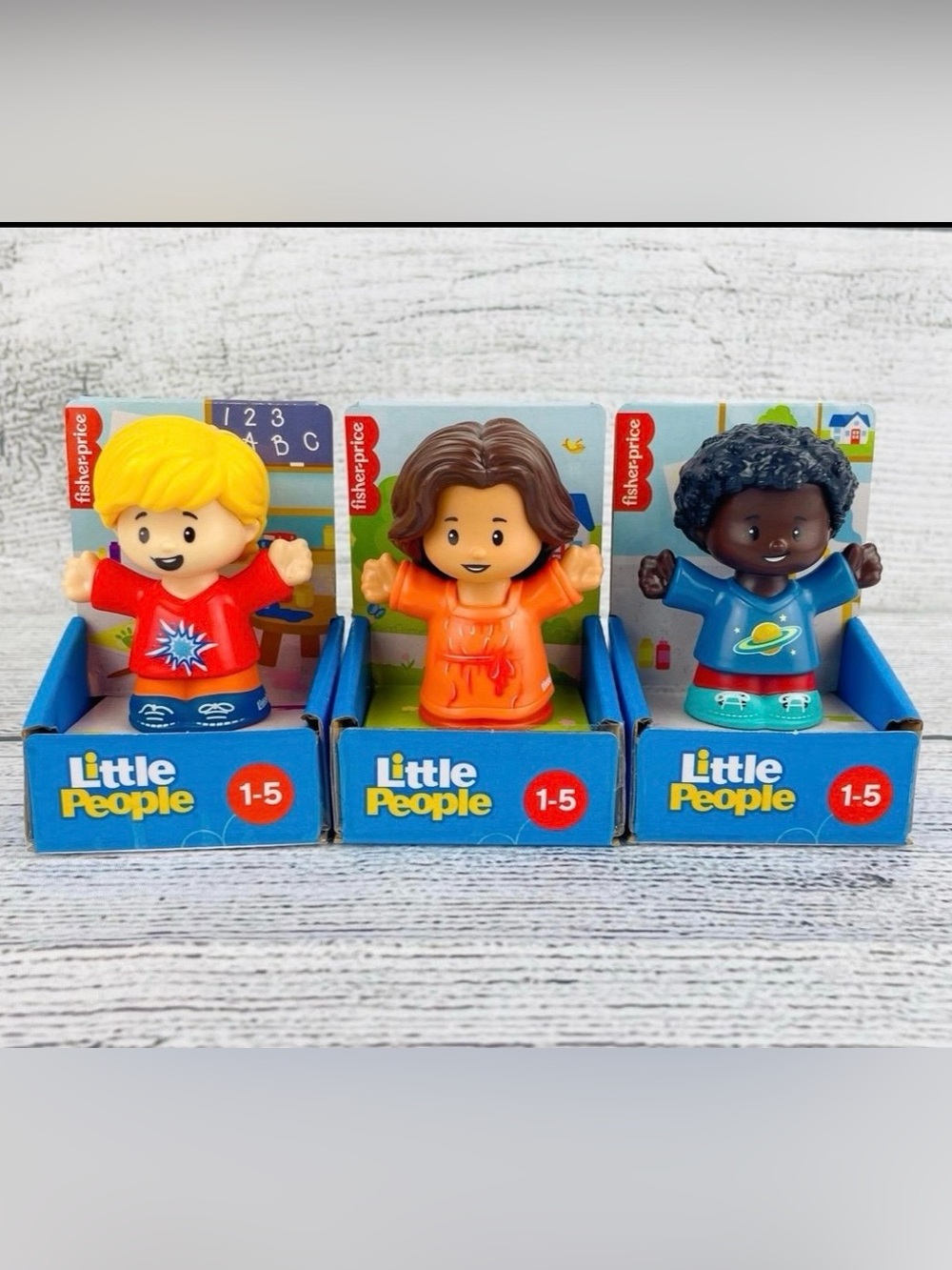 Fisher Price Little People Set of 3 Figures NEW